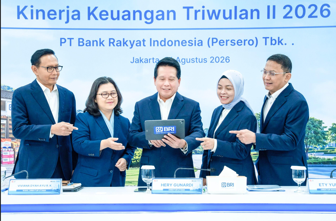 Konsisten Jadi Penggerak Ekonomi Kerakyatan, BRI Bukukan Laba Rp31,2 Triliun pada Triwulan II 2026