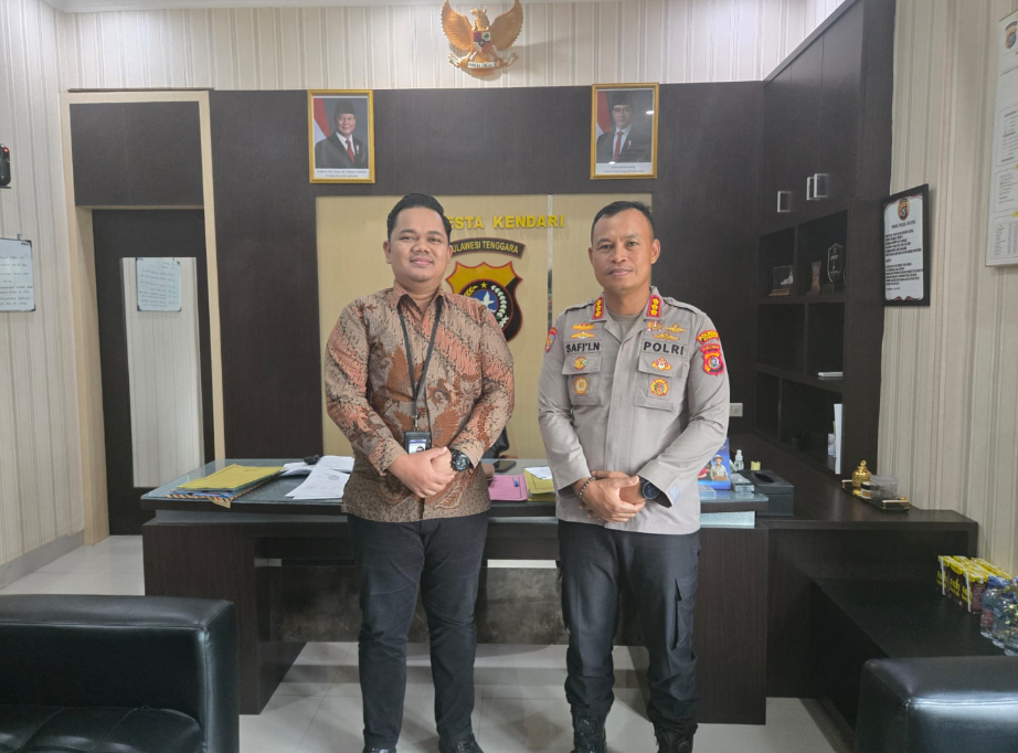 BRI Kendari Samratulangi Jalin Silaturahmi dengan Kapolresta Kendari, Perkuat Sinergi Kelembagaan