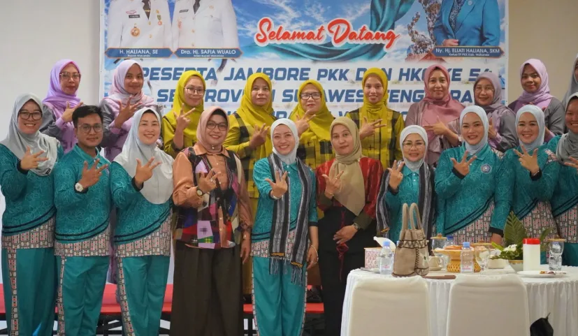 HKG PKK di Wakatobi Jadi Momentum Hj.Hania Memajukan PKK Konawe