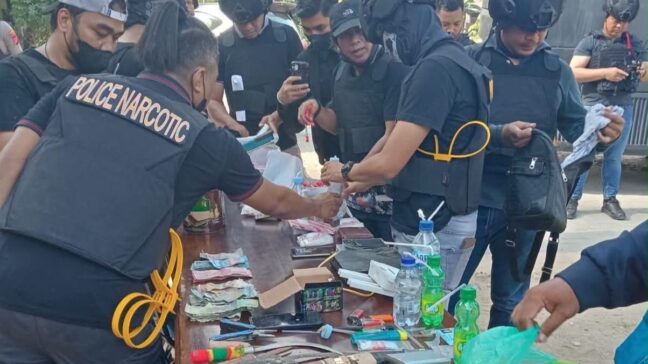 Polda Sultra Bongkar 3 Lokasi Narkoba di Kendari, Amankan 11 Pelaku dan Alat Bukti Lengkap